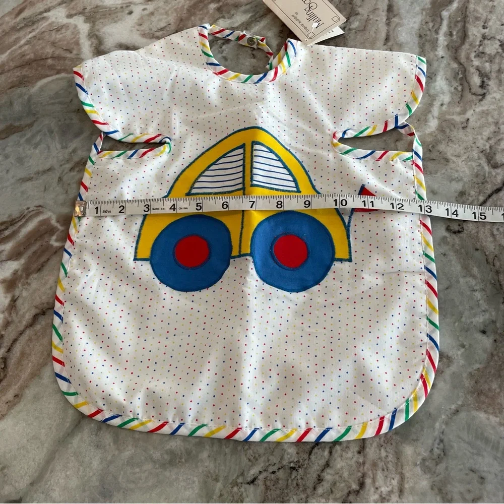 Mullins Square 90's Baby Pull-Over Bib Made in Austin Tx